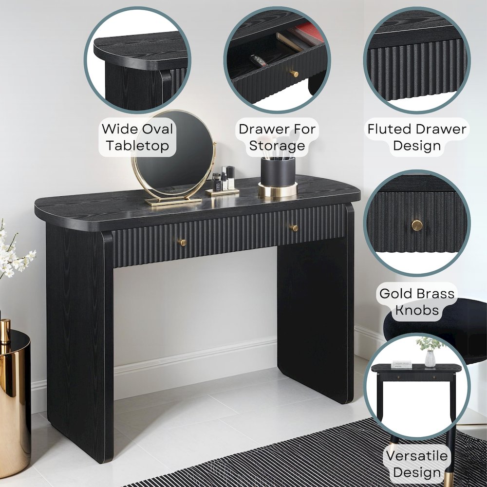 Weston 1 Drawer Hall Entryway Console Table