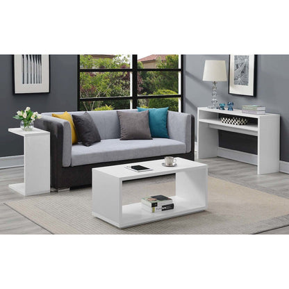 Northfield Deluxe Entryway Hall Console Table with Shelf