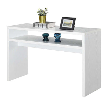 Northfield Deluxe Entryway Hall Console Table with Shelf