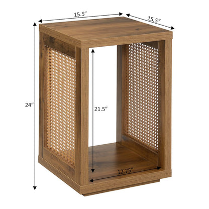 Northfield Admiral Weave End Table with Shelf