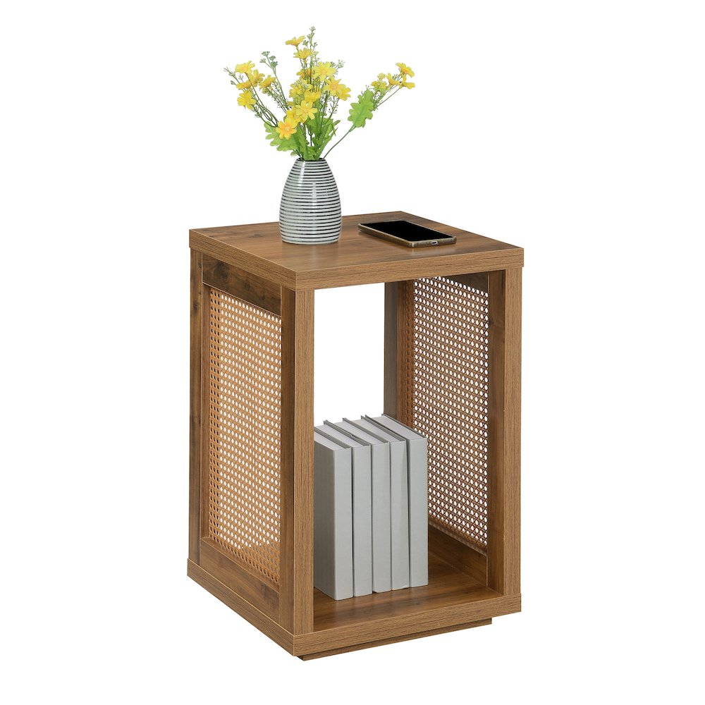 Northfield Admiral Weave End Table with Shelf