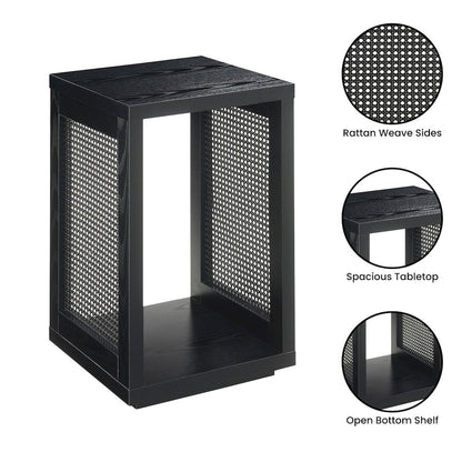 Northfield Admiral Weave End Table with Shelf