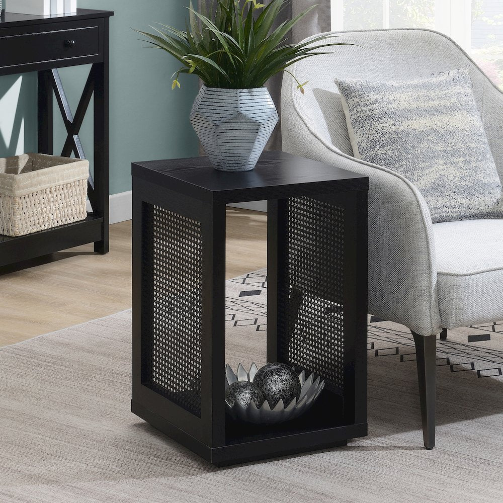 Northfield Admiral Weave End Table with Shelf