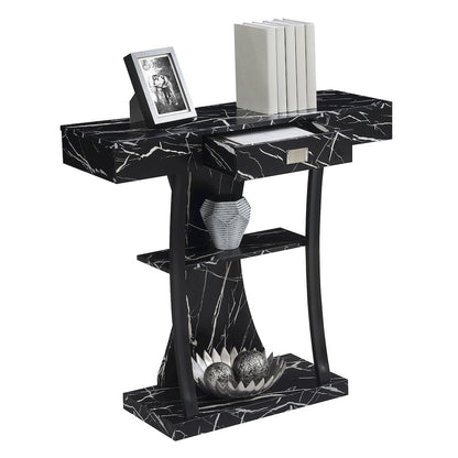 Newport 1 Drawer Harri Console Table with Shelves