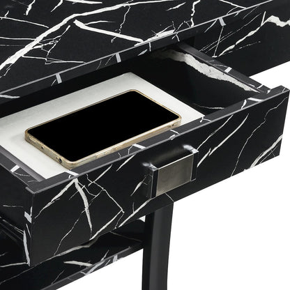 Newport 1 Drawer Harri Console Table with Shelves