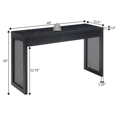 Northfield Weave Hall Console Table/Desk