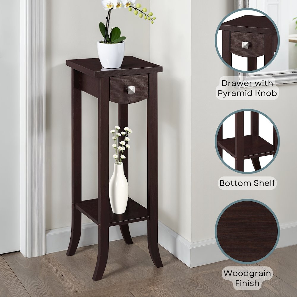 Newport Prism Tall 2 Tier Plant Stand