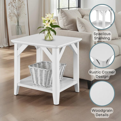 Winston End Table with Shelf