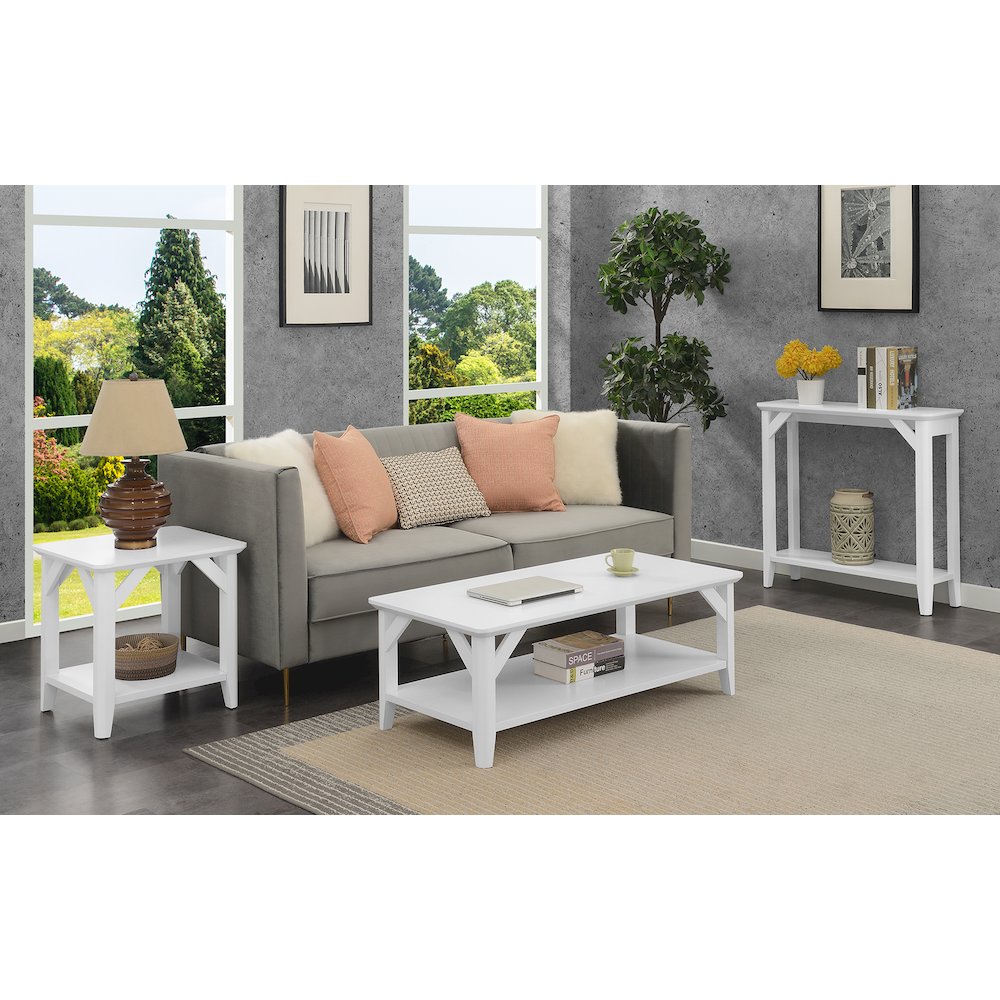 Winston Entryway Hall Table with Shelf