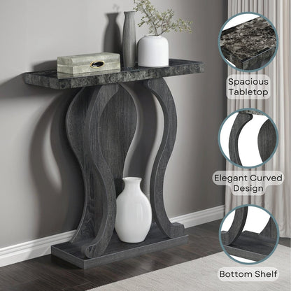 Newport Terry B Console Table with Shelf