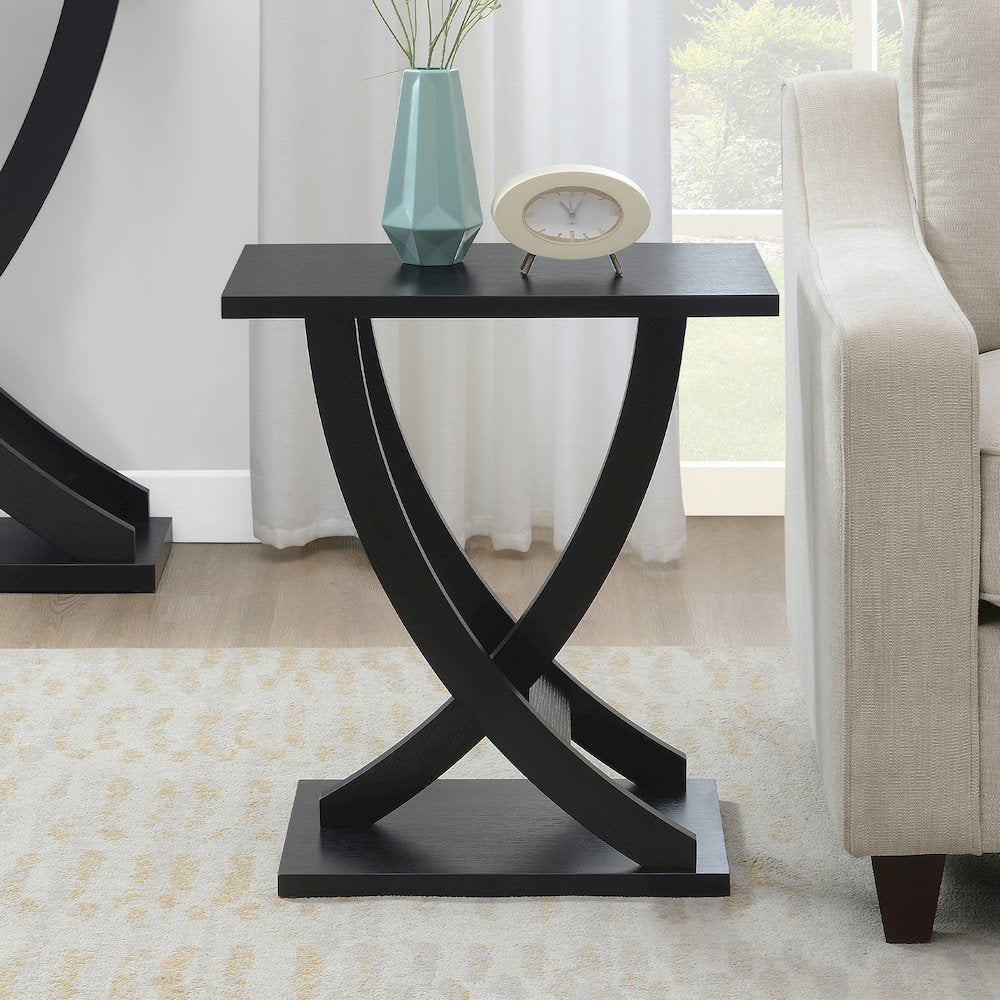 Newport Criss-Cross Chairside End Table