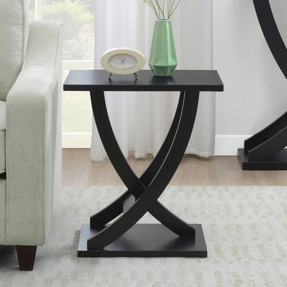 Newport Criss-Cross Chairside End Table