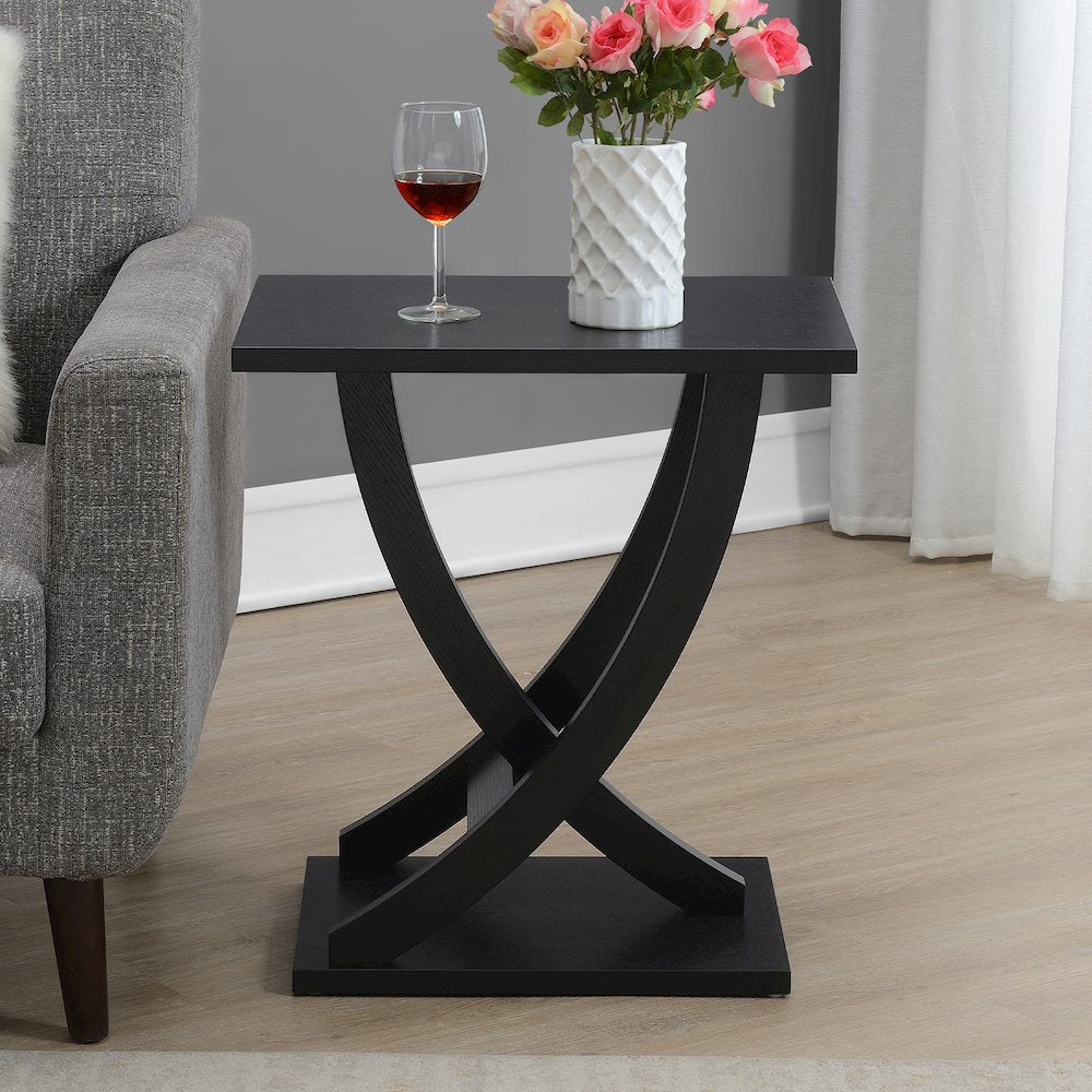 Newport Criss-Cross Chairside End Table