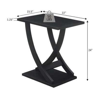 Newport Criss-Cross Chairside End Table