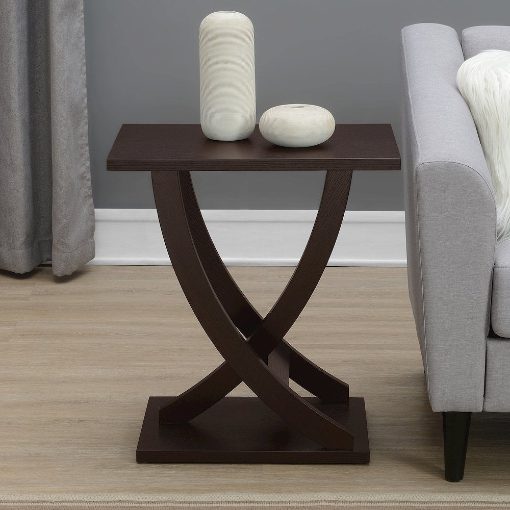 Newport Criss-Cross Chairside End Table