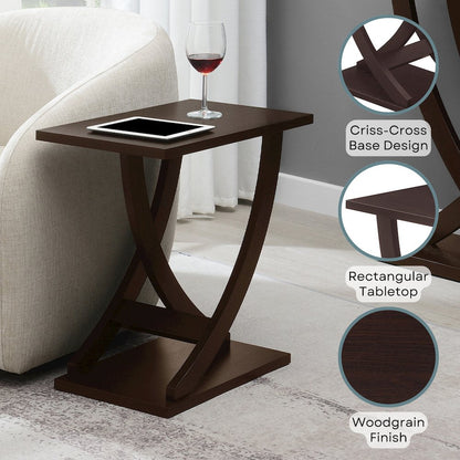 Newport Criss-Cross Chairside End Table
