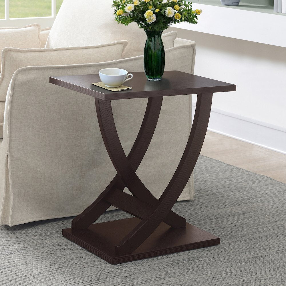 Newport Criss-Cross Chairside End Table