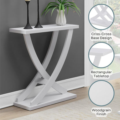 Newport Criss-Cross Console Table
