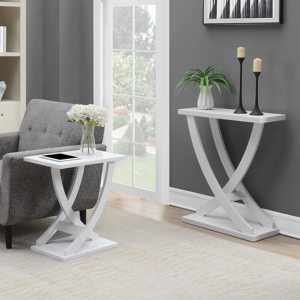 Newport Criss-Cross Console Table