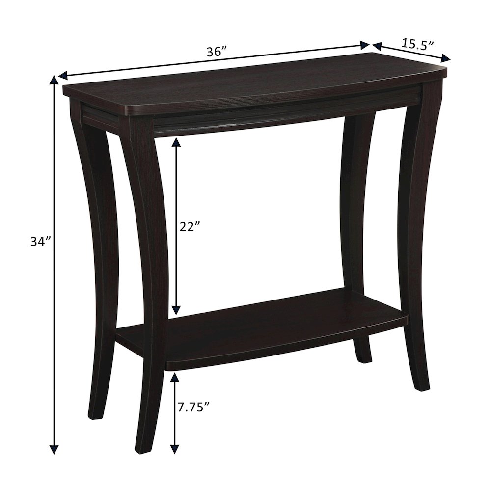 Newport Console Table with Shelf
