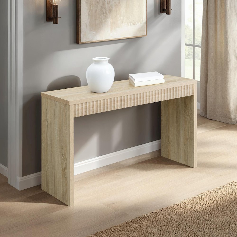 Northfield Carmel Fluted Entryway Hall Console Table/Desk