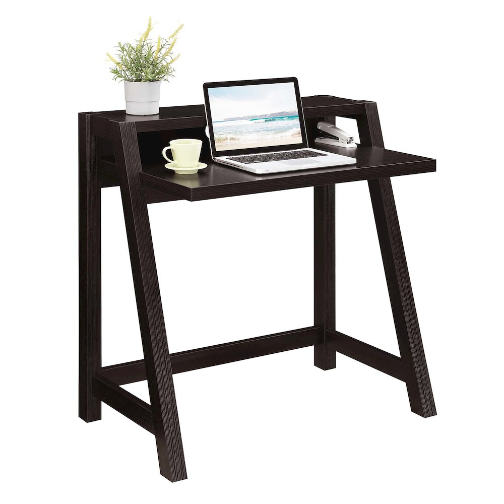 Newport Lilly 2 Tier Desk, Brown