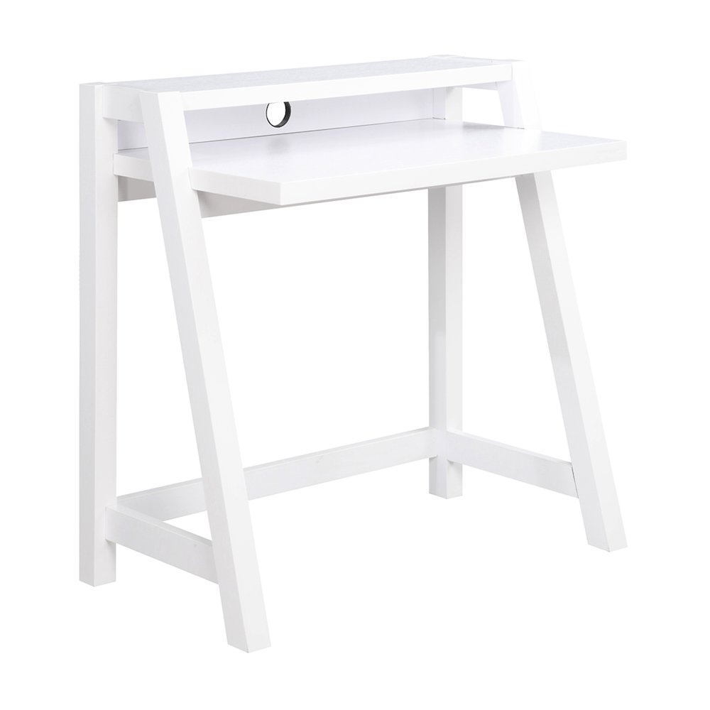Newport Lilly 2 Tier Desk, White