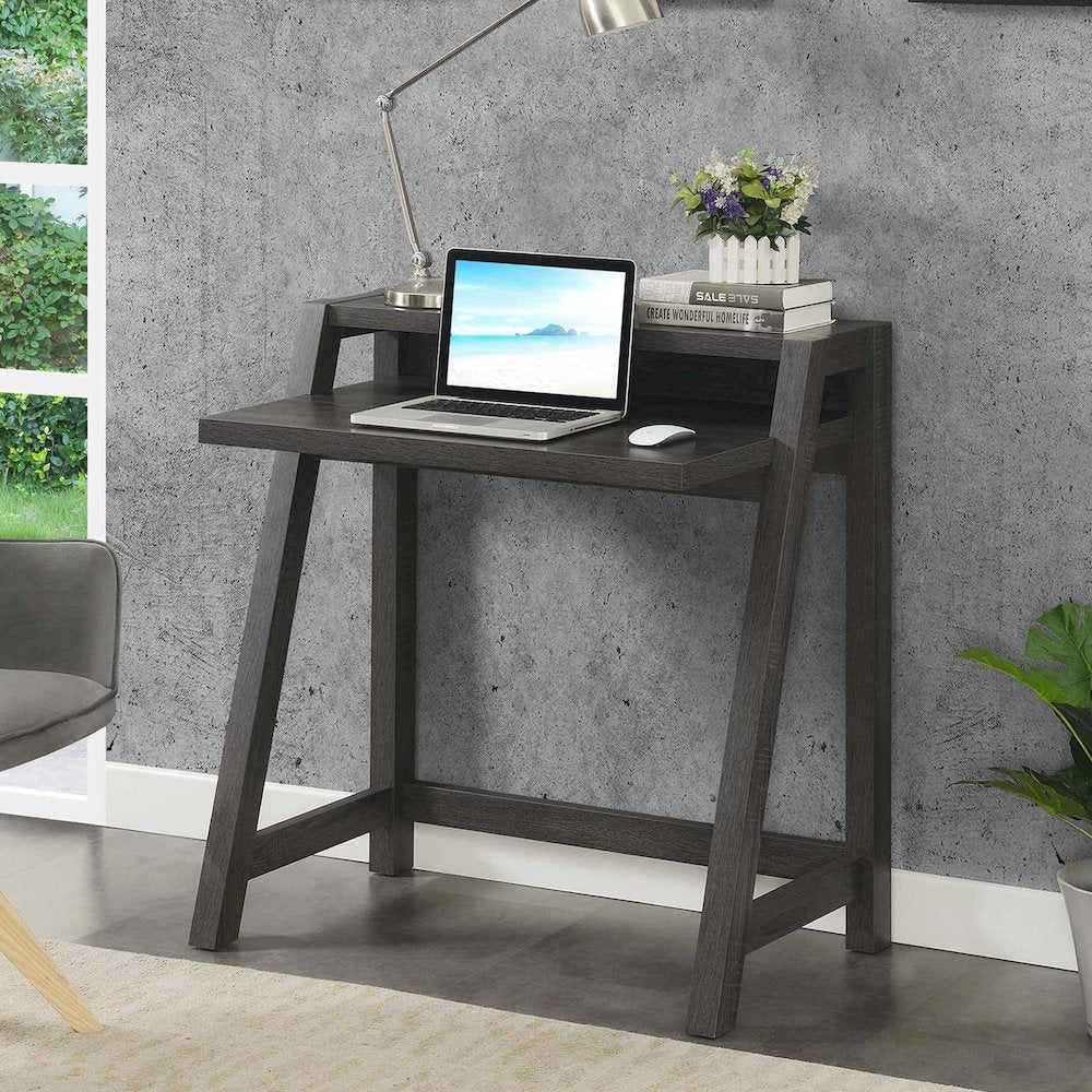 Newport Lilly 2 Tier Desk, Gray