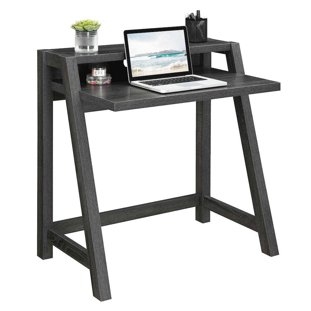 Newport Lilly 2 Tier Desk, Gray