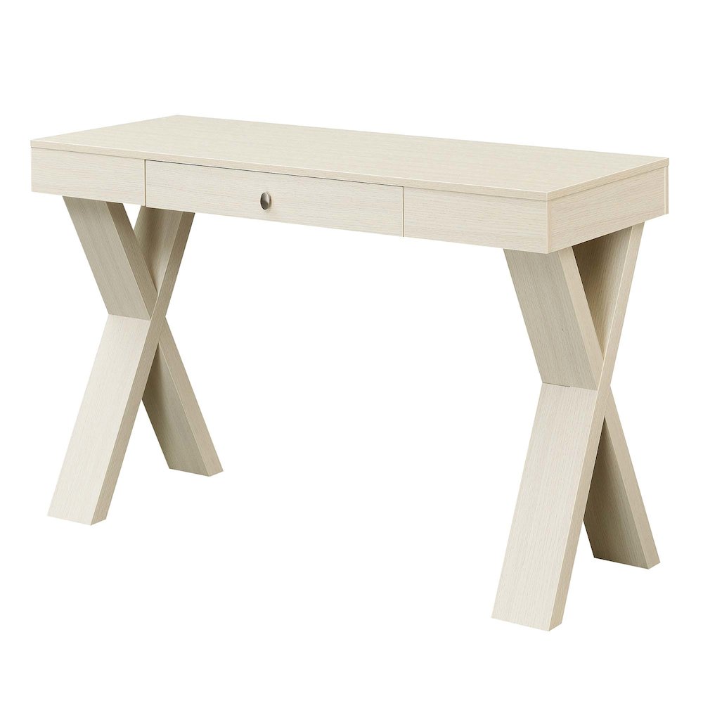 Newport 1 Drawer Desk, Ivory