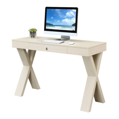 Newport 1 Drawer Desk, Ivory