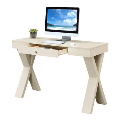 Newport 1 Drawer Desk, Ivory