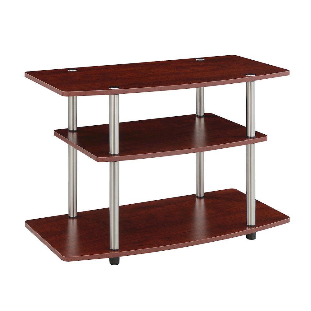 Designs2Go No Tools 3 Tier TV Stand for TVs up to 37 Inches