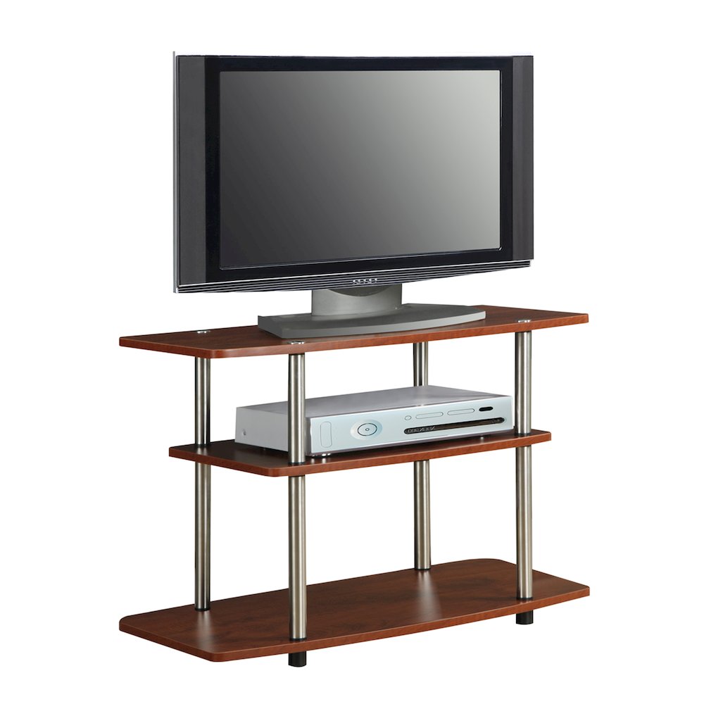 Designs2Go No Tools 3 Tier TV Stand for TVs up to 37 Inches