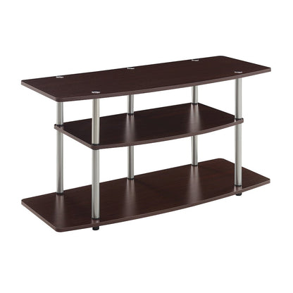 No Tools 3 Tier Wide TV Stand for TVs up to 46 Inches