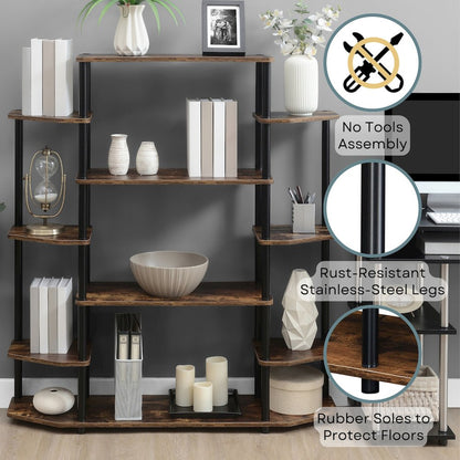 Designs2Go No Tools Wall Unit Bookshelf