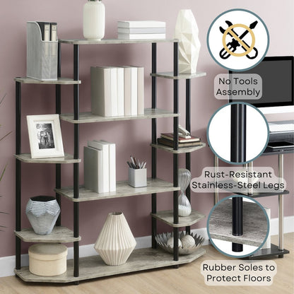 Designs2Go No Tools Wall Unit Bookshelf