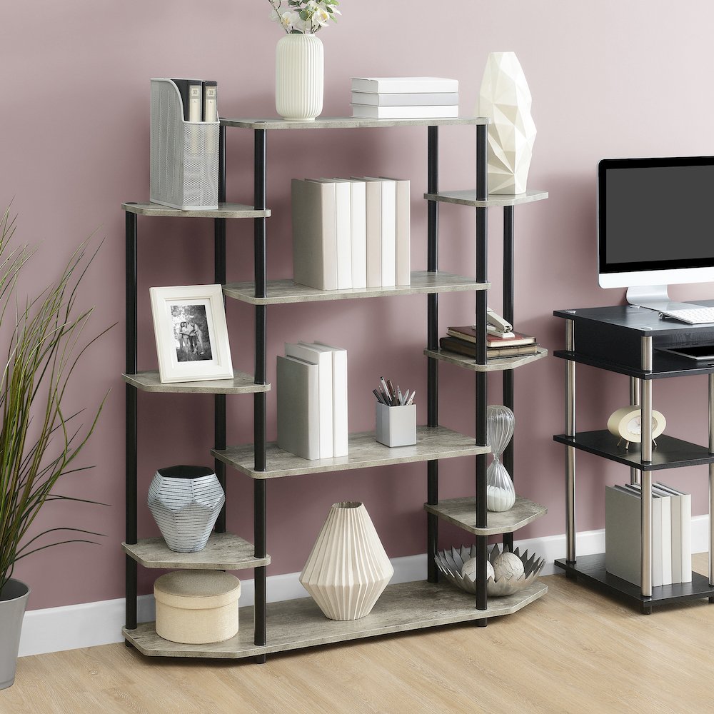 Designs2Go No Tools Wall Unit Bookshelf