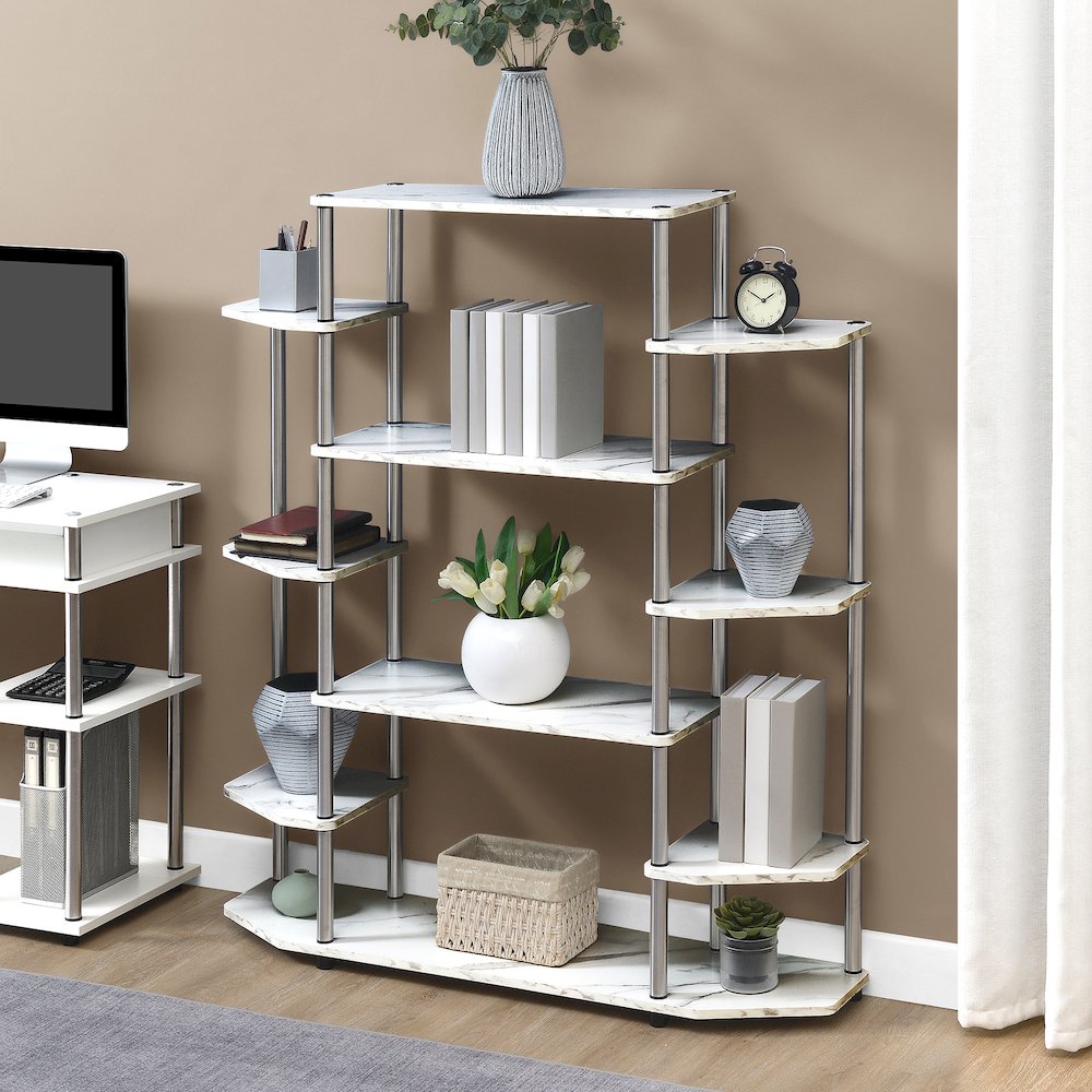 Designs2Go No Tools Wall Unit Bookshelf