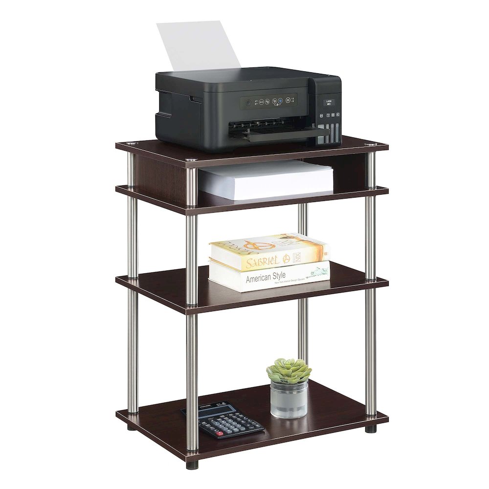 Designs2Go No Tools Printer Stand with Shelves