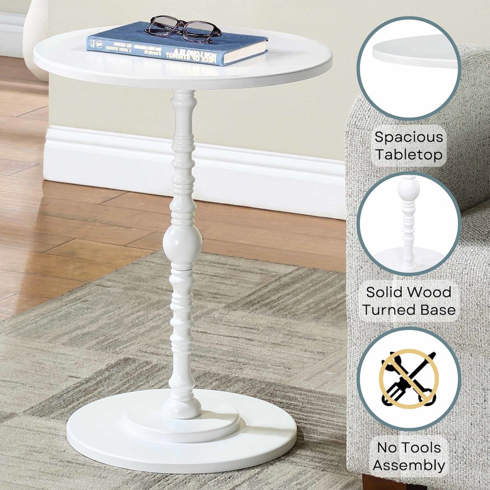 Classic Accents Sanibel Beach Spindle Table