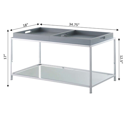 Palm Beach Coffee Table, Gray