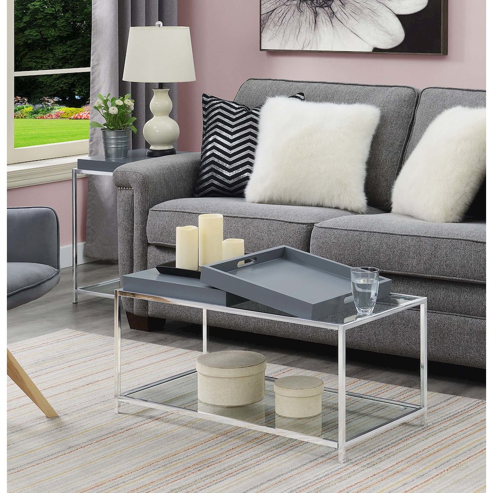 Palm Beach Coffee Table, Gray