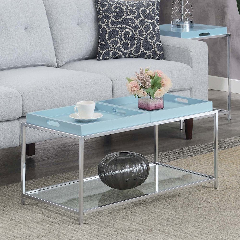 Palm Beach Coffee Table, Sea Foam