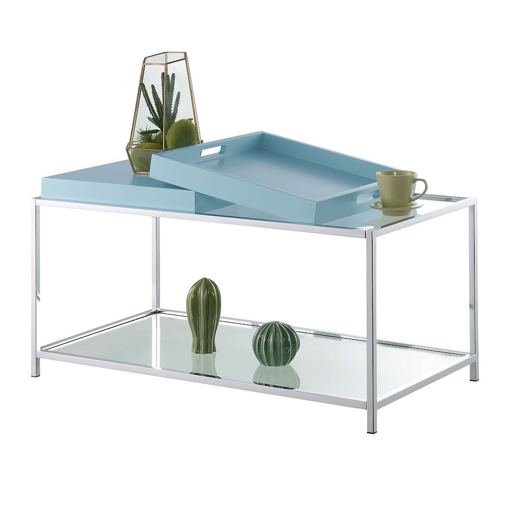 Palm Beach Coffee Table, Sea Foam