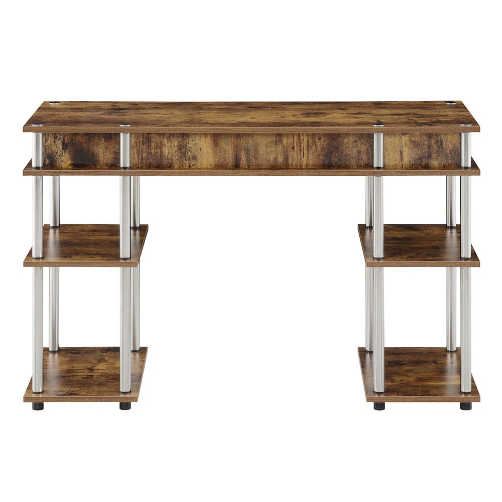 Designs2Go No Tools Student Desk with Shelves