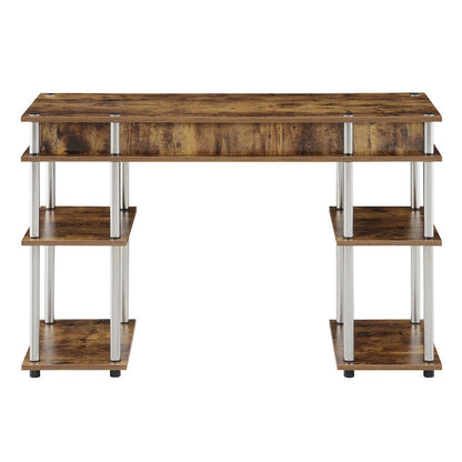 Designs2Go No Tools Student Desk with Shelves