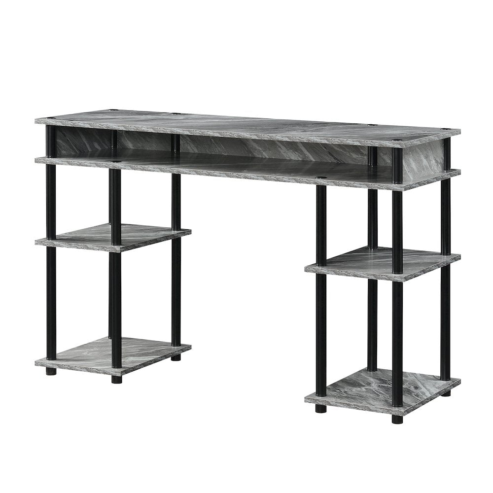 Designs2Go No Tools Student Desk with Shelves