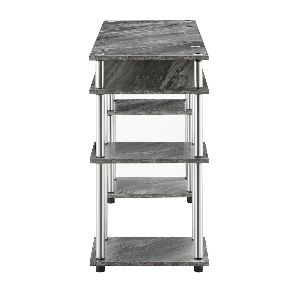 Designs2Go No Tools Student Desk, Gray Marble