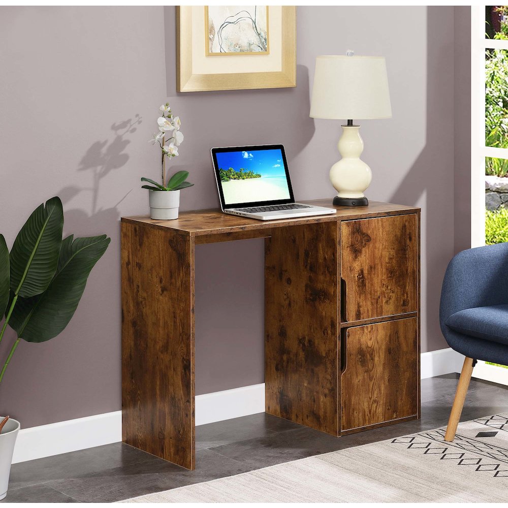 Designs2Go Student Desk with Storage Cabinets